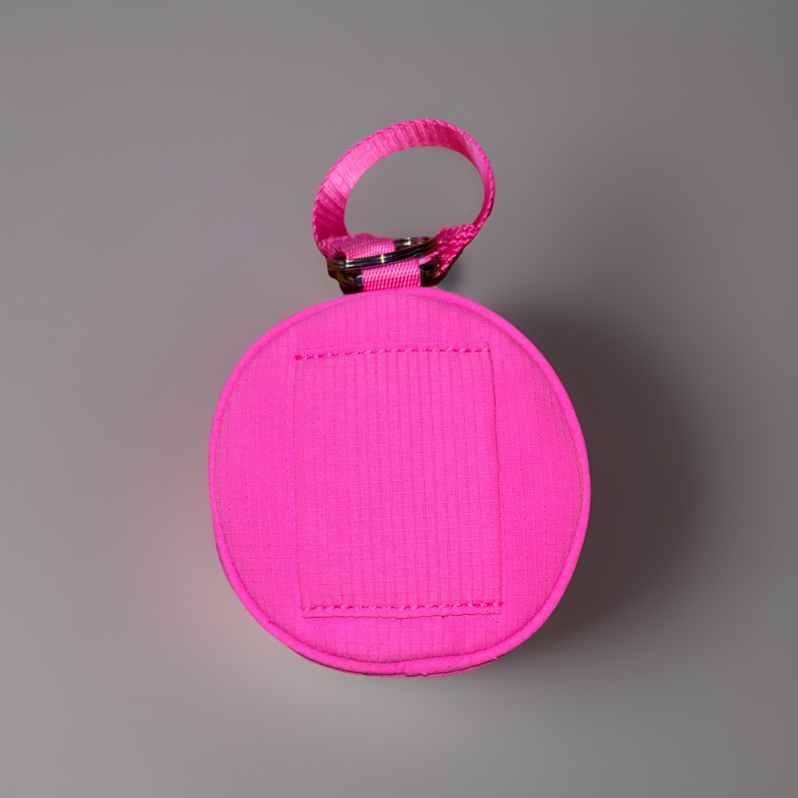 Lululemon Hot Pink Coin Pouch with Key Ring And Para Cord Clip