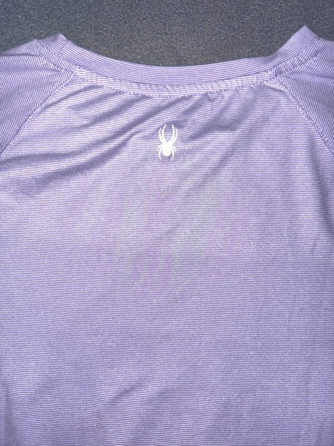 Spyder Active Long Sleeve Shirt Womens Medium Purple Athletic Base Layer Top