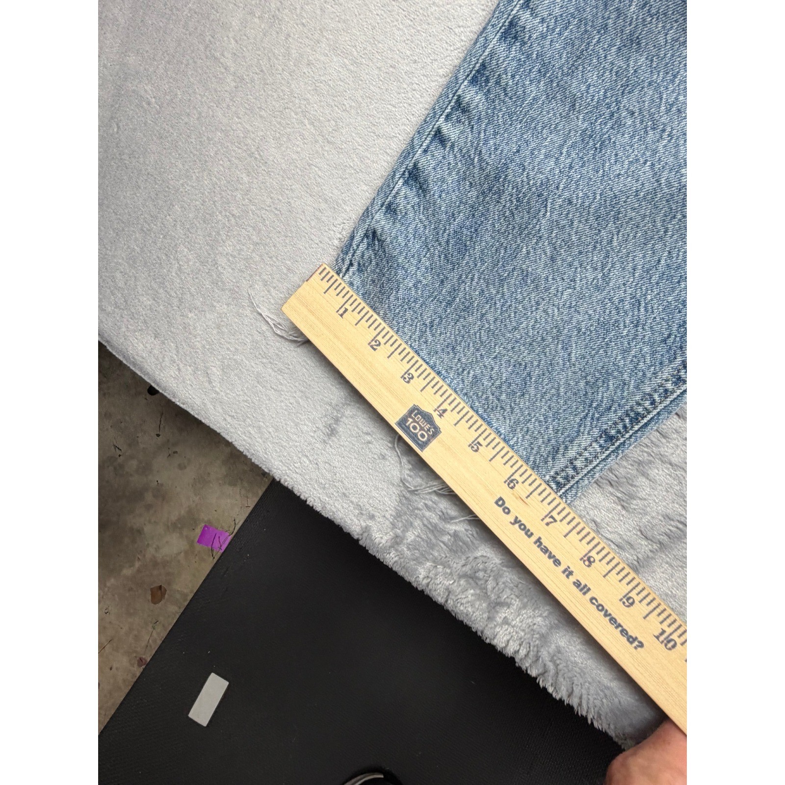 Gap Sky High Straight Jeans Womens 33 Light Blue Distressed Raw Hem 0626-0505