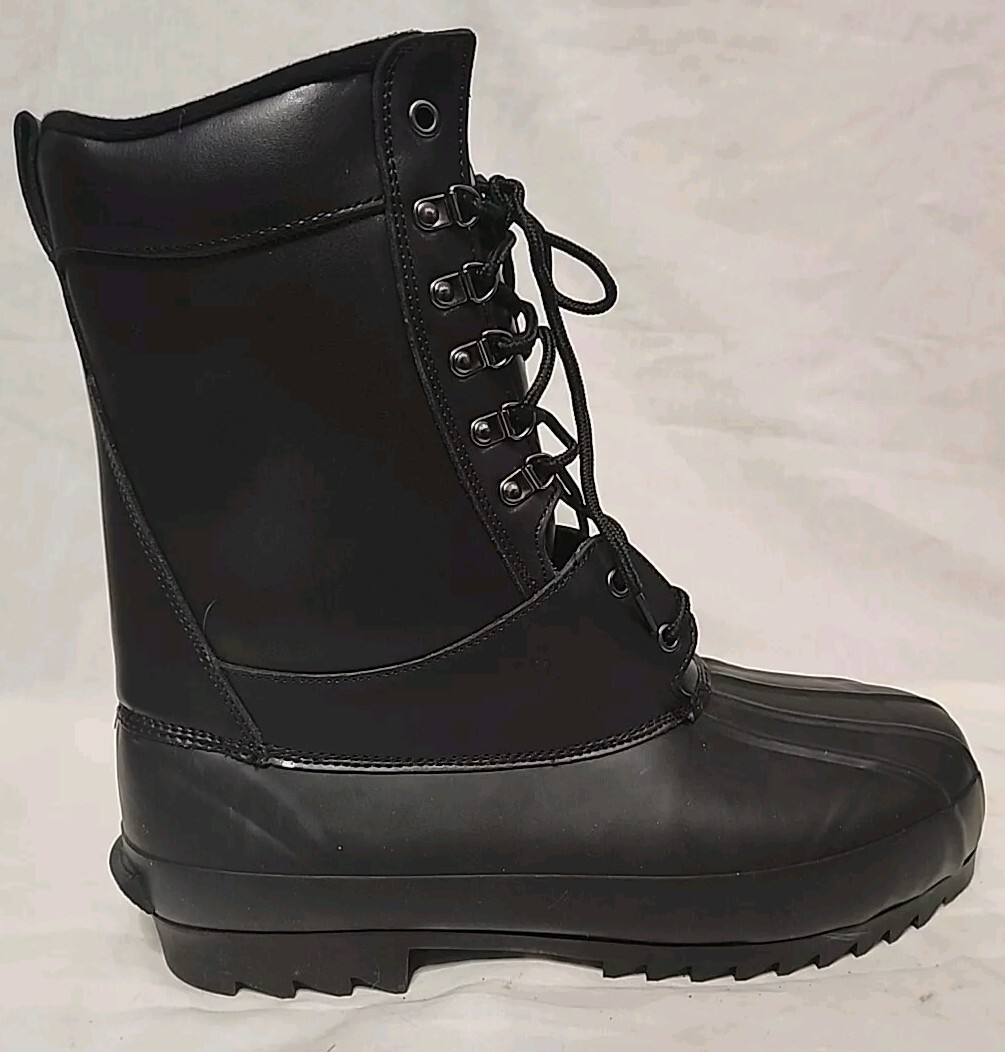MIL-TEC BY STURM MEN’S US 12 THINSULATE SNOW BOOTS BLACK