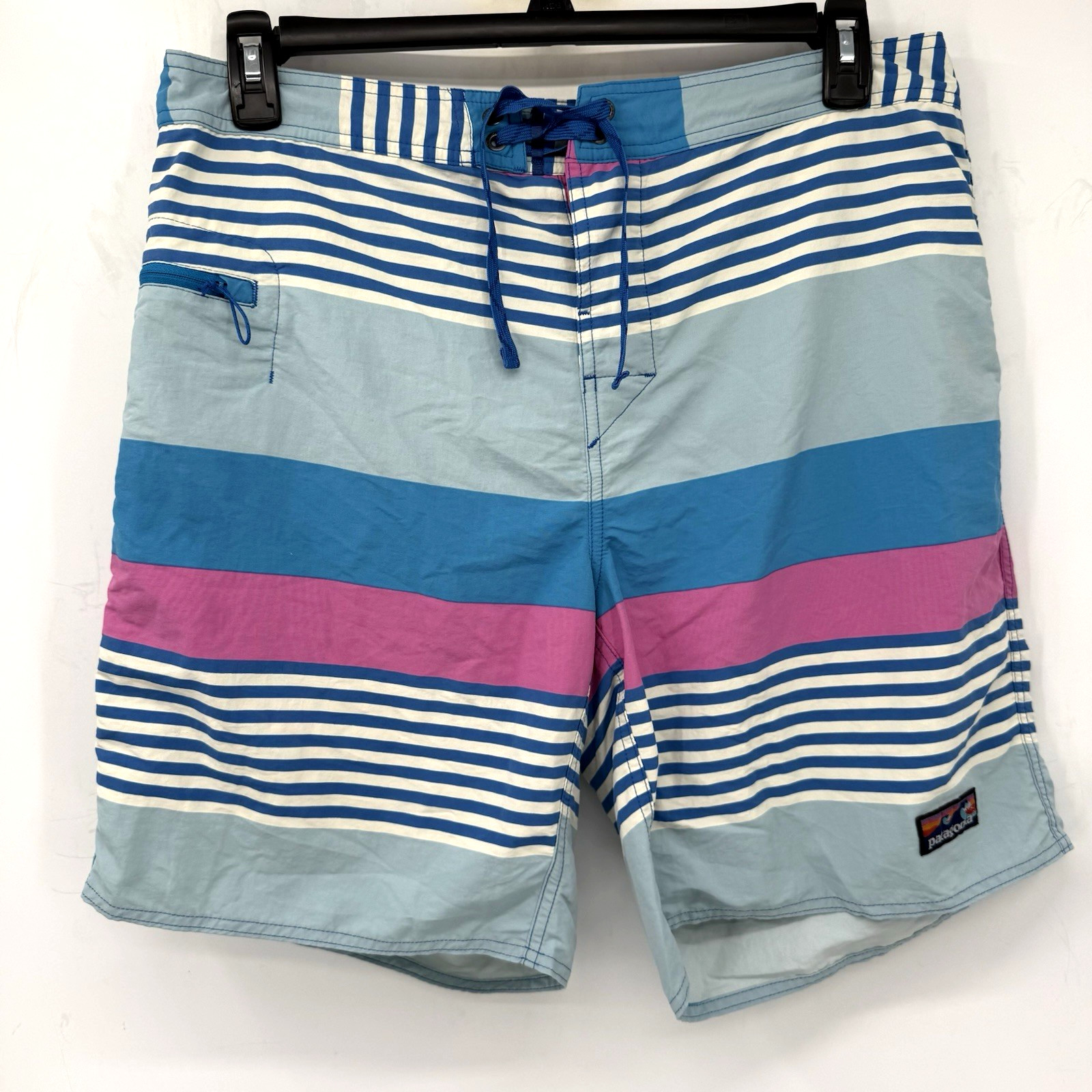 Patagonia Swim Trunks Mens 36 Multicolor Wavefarer Outdoor Beach Board Shorts