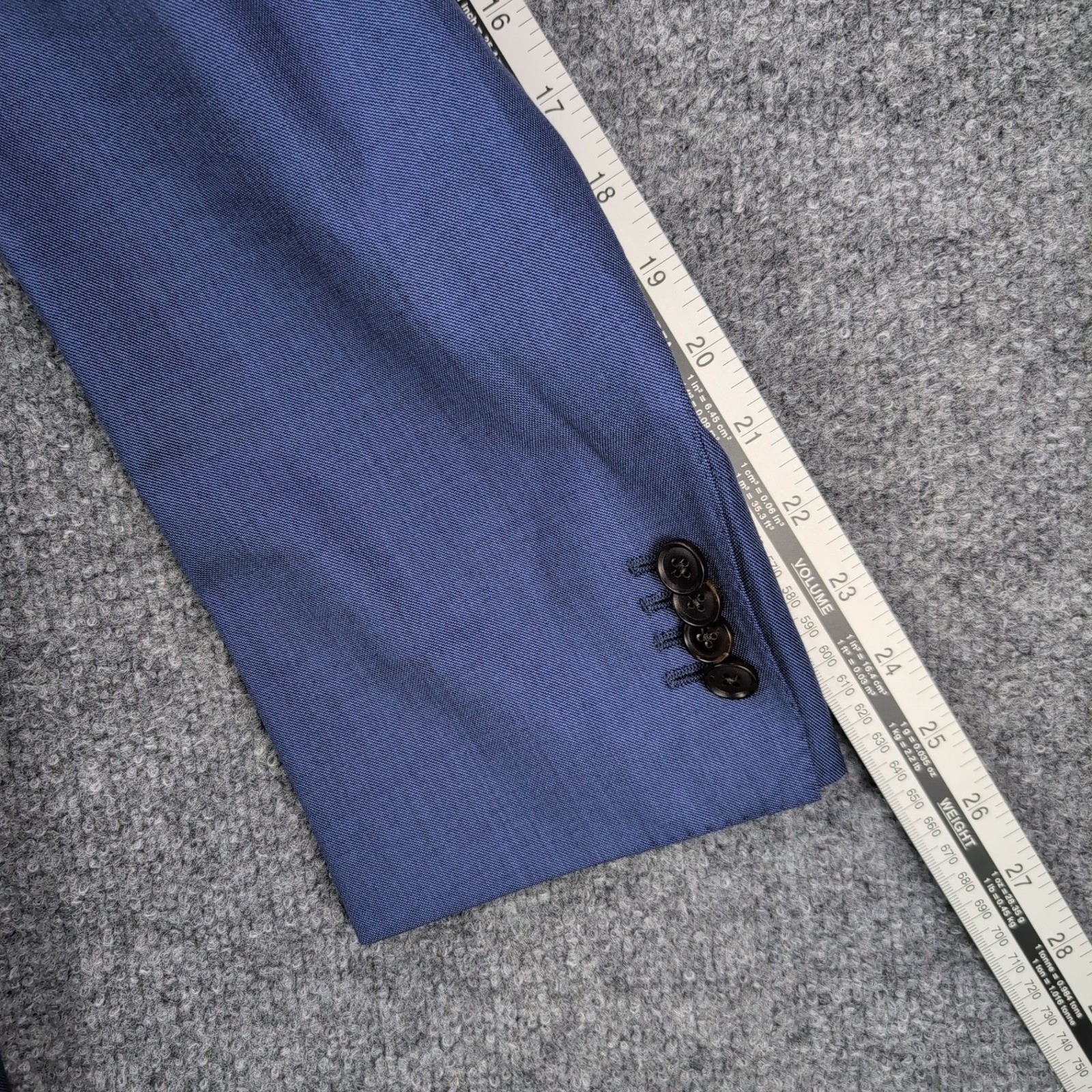 Suitsupply Havana Blazer 44R Blue E.Thomas Super 150s Wool Cupro P6843 Tailored