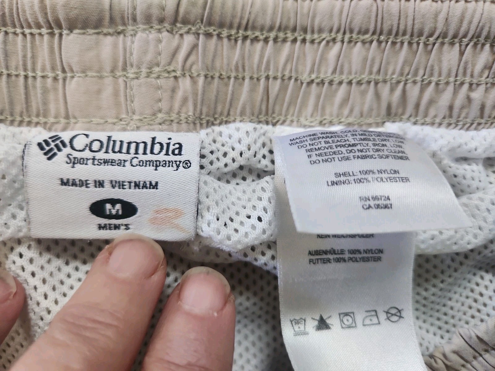 Columbia PFG Pants Convertible Zip Off Shorts Swim Hiking Fishing Mens Medium