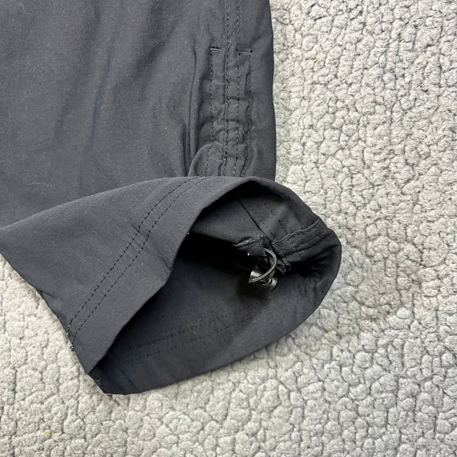 Eddie Bauer Rainier Capris Womens 6 Black Hiking Outdoor Cargo Pants 1258037