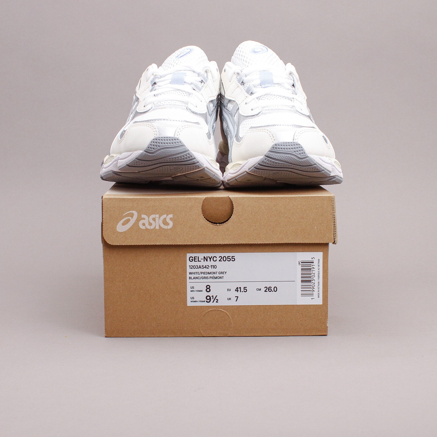 Asics Sportstyle Gel-NYC 2055 White Piedmont Grey Running Men Shoes 1203A542-110