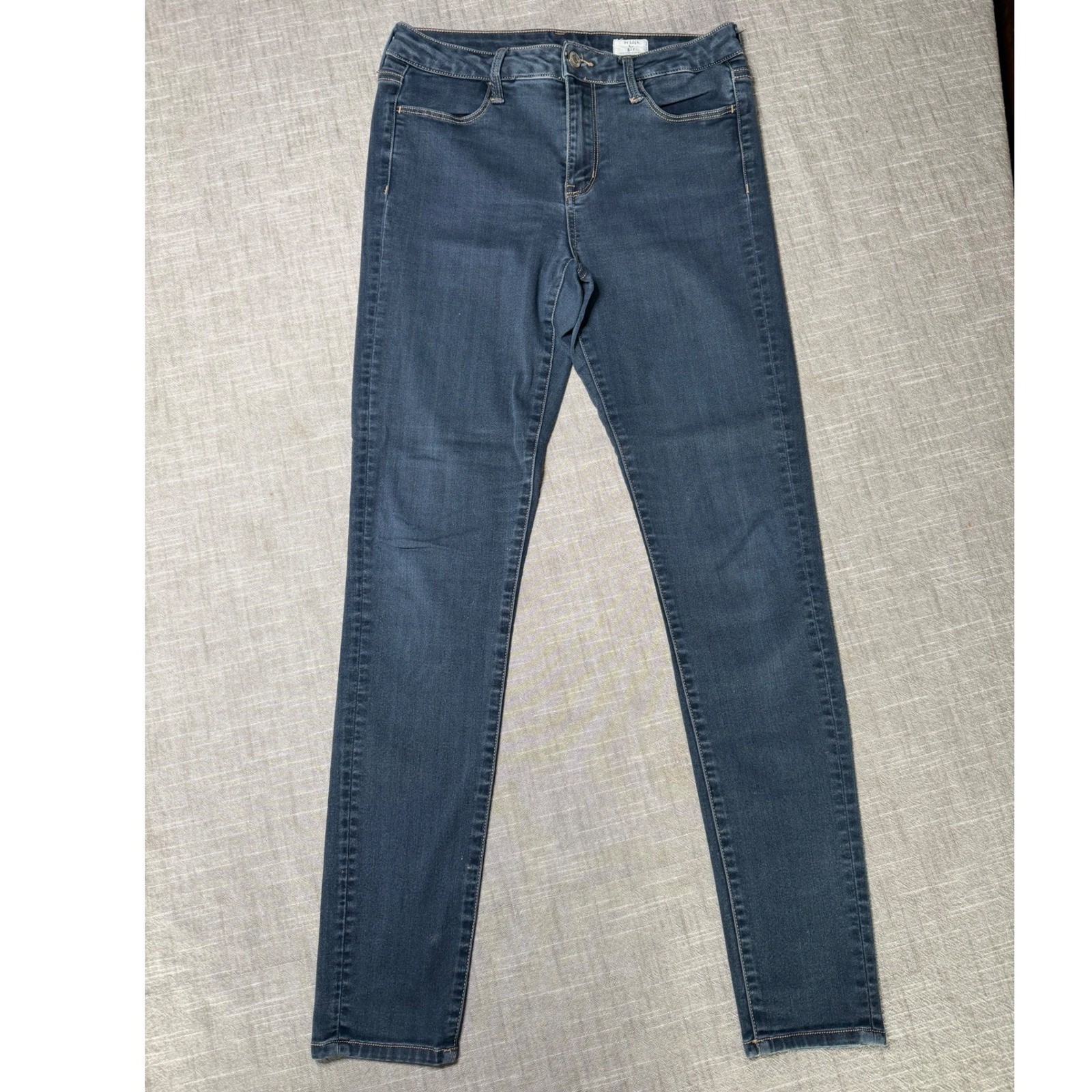 Bridge by GLY High Rise Skinny Jeans Dark Wash Denim Size 28 Stretch