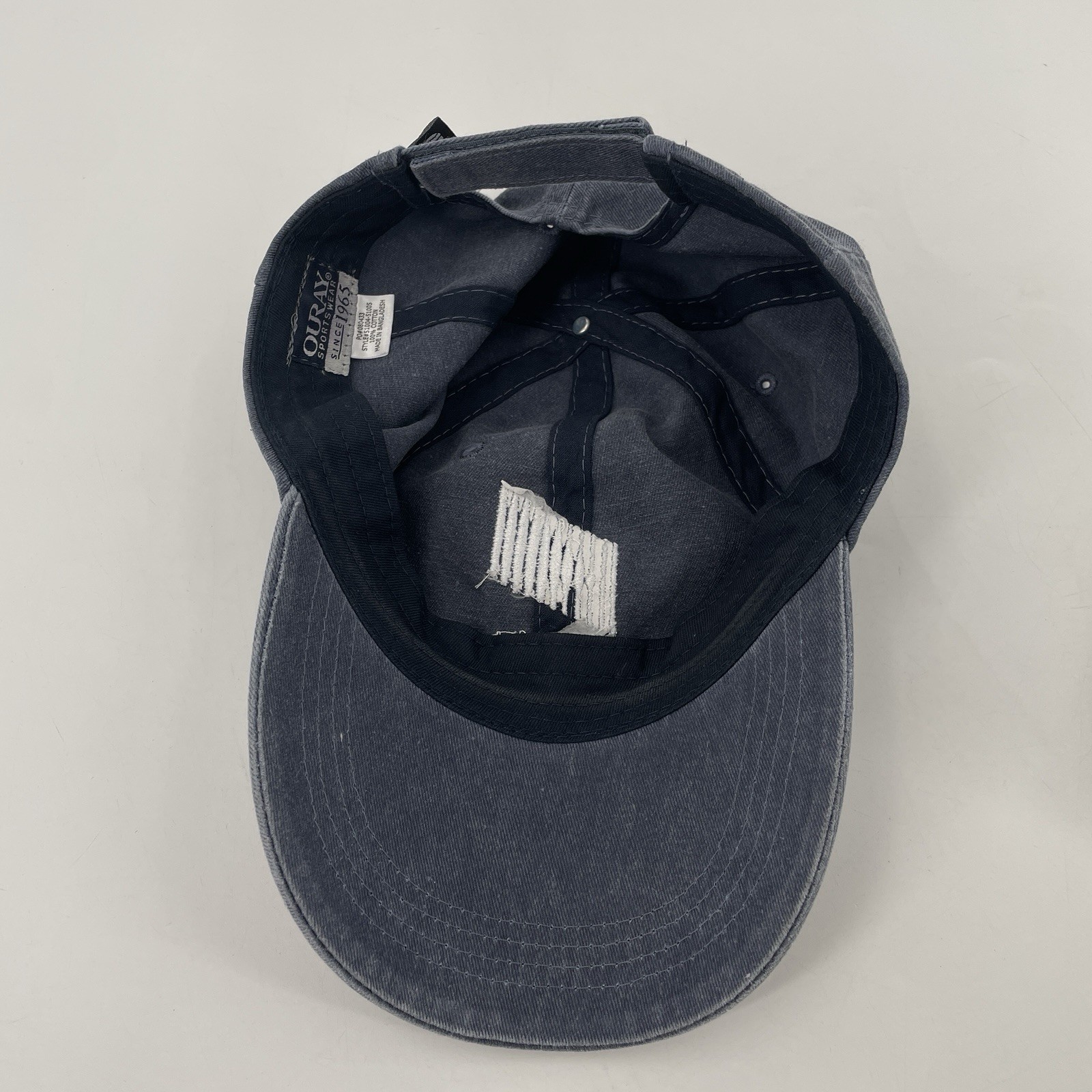 Vintage Sony Pictures Hat in Slate Gray – StrapBack Cap – Embroidered Logo