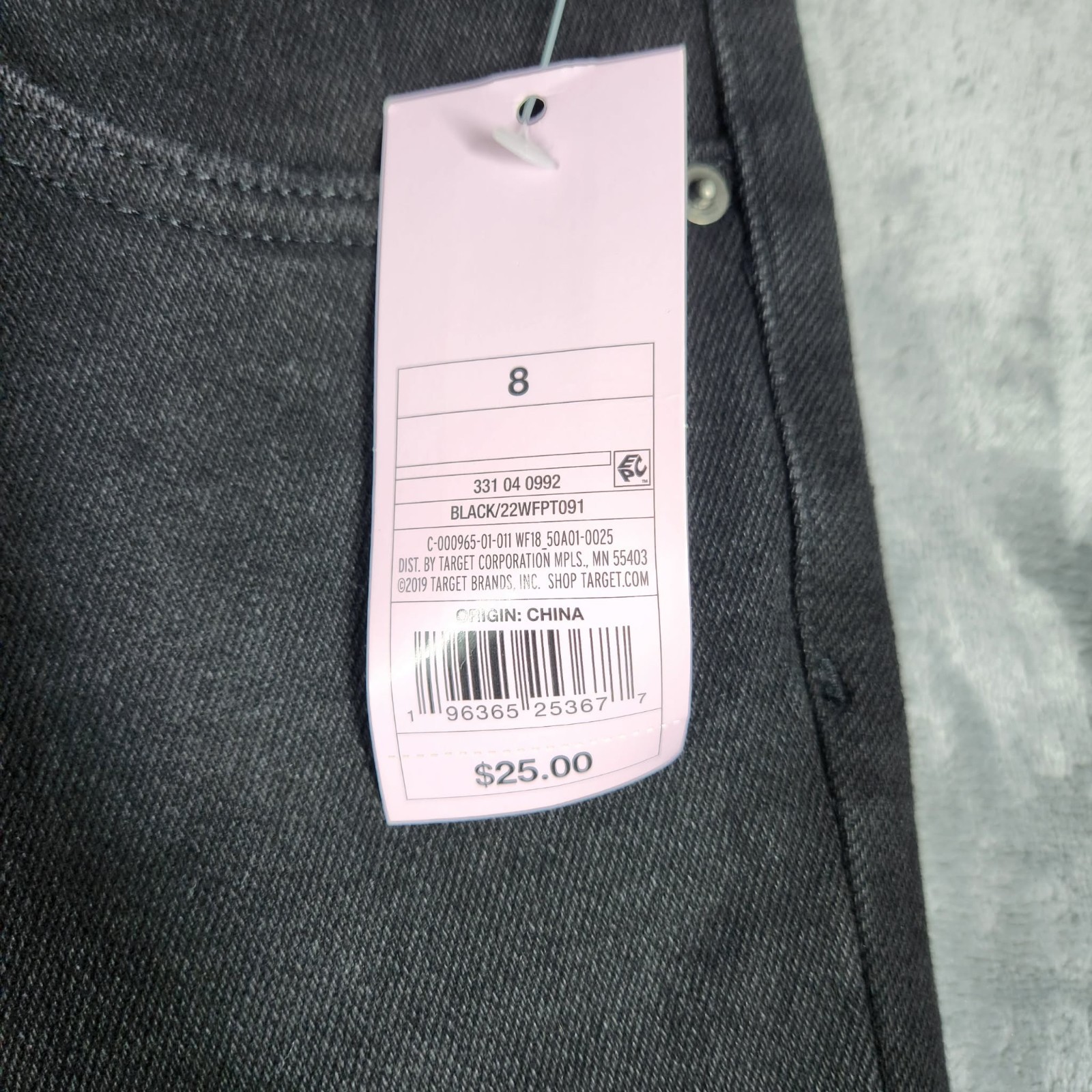 WILD Fable Jeans Womens 8/29 Black Low Rise Flare Stretch Denim NWT