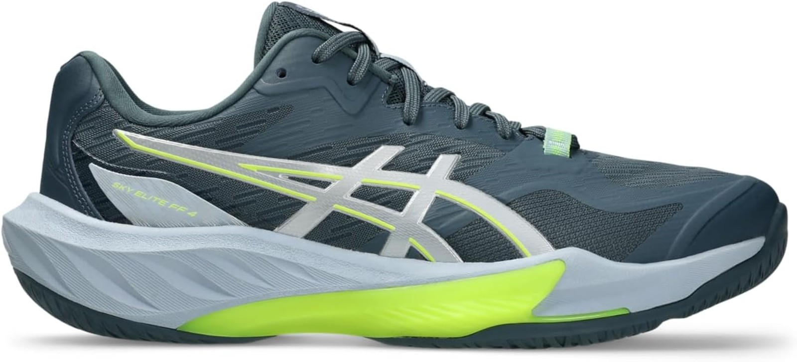 ASICS Men’s Sky Elite FF 4 Volleyball Shoes – Raw Indigo/Solid Air – 9