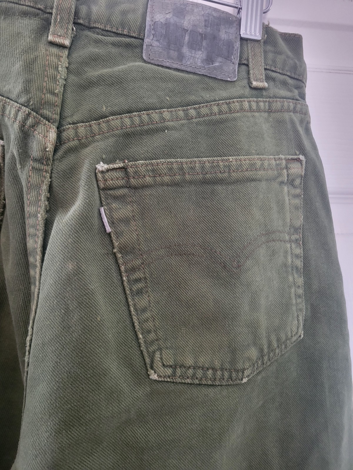 90’s Levi’s SilverTab Red Label “Loose” Jeans Mens – Green 31×30 Made In USA