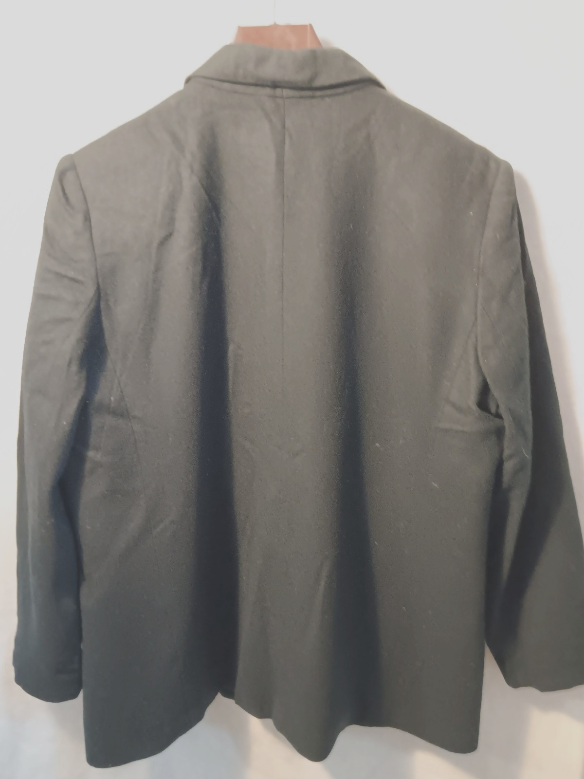 Requirements Men’s Black Wool Blend 2-Button Blazer Jacket Size 48 Regular