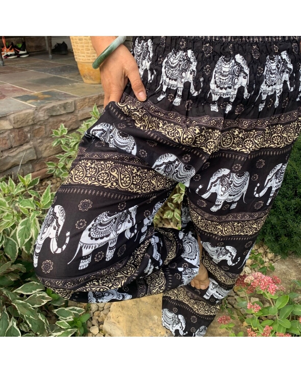Yoga Trousers Pant Rayon Patchwork Harem Pants Boho Hippie Harem Pants