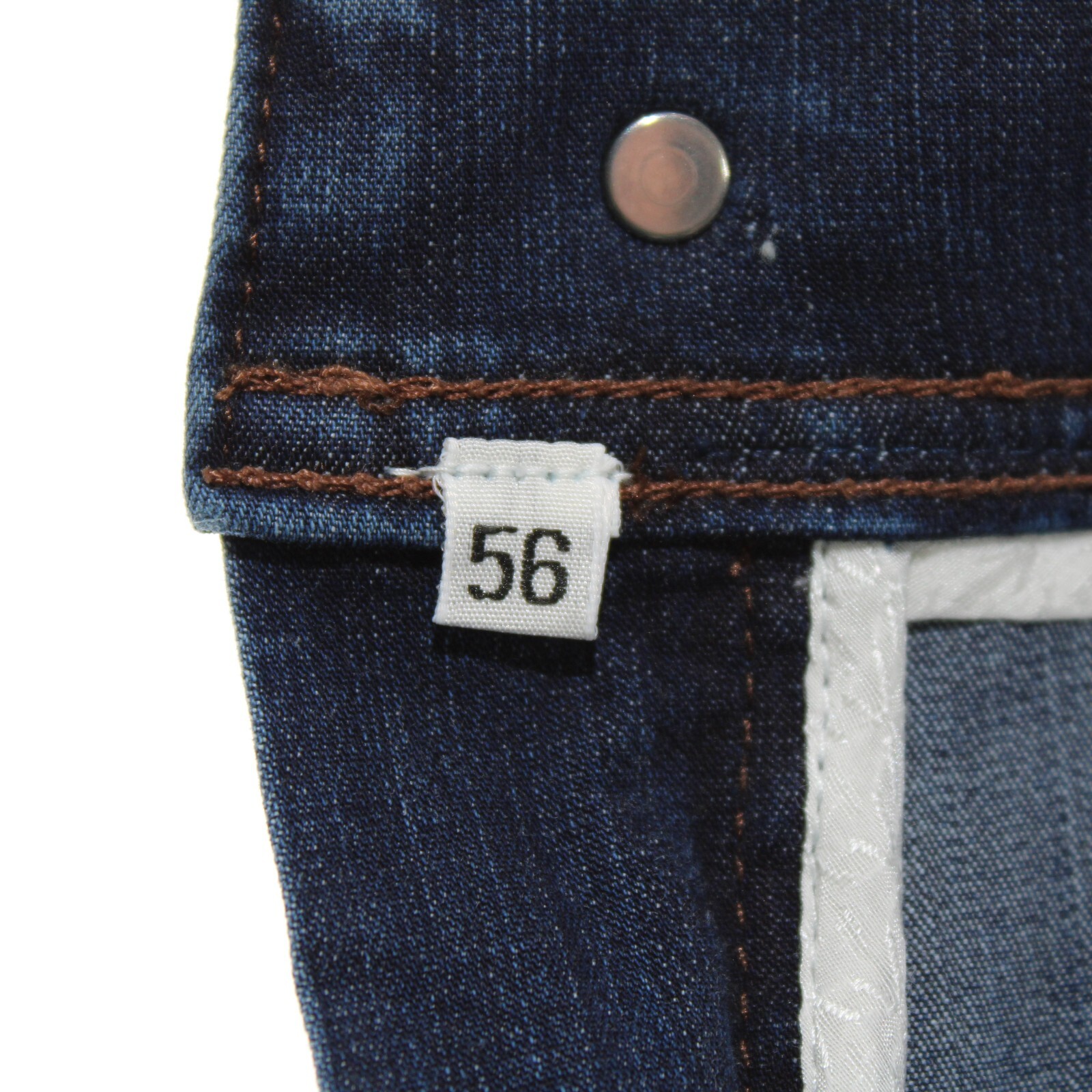 Hettabretz NWD Five Pocket Jeans Size 56 (40 US) In Blue Cotton Blend