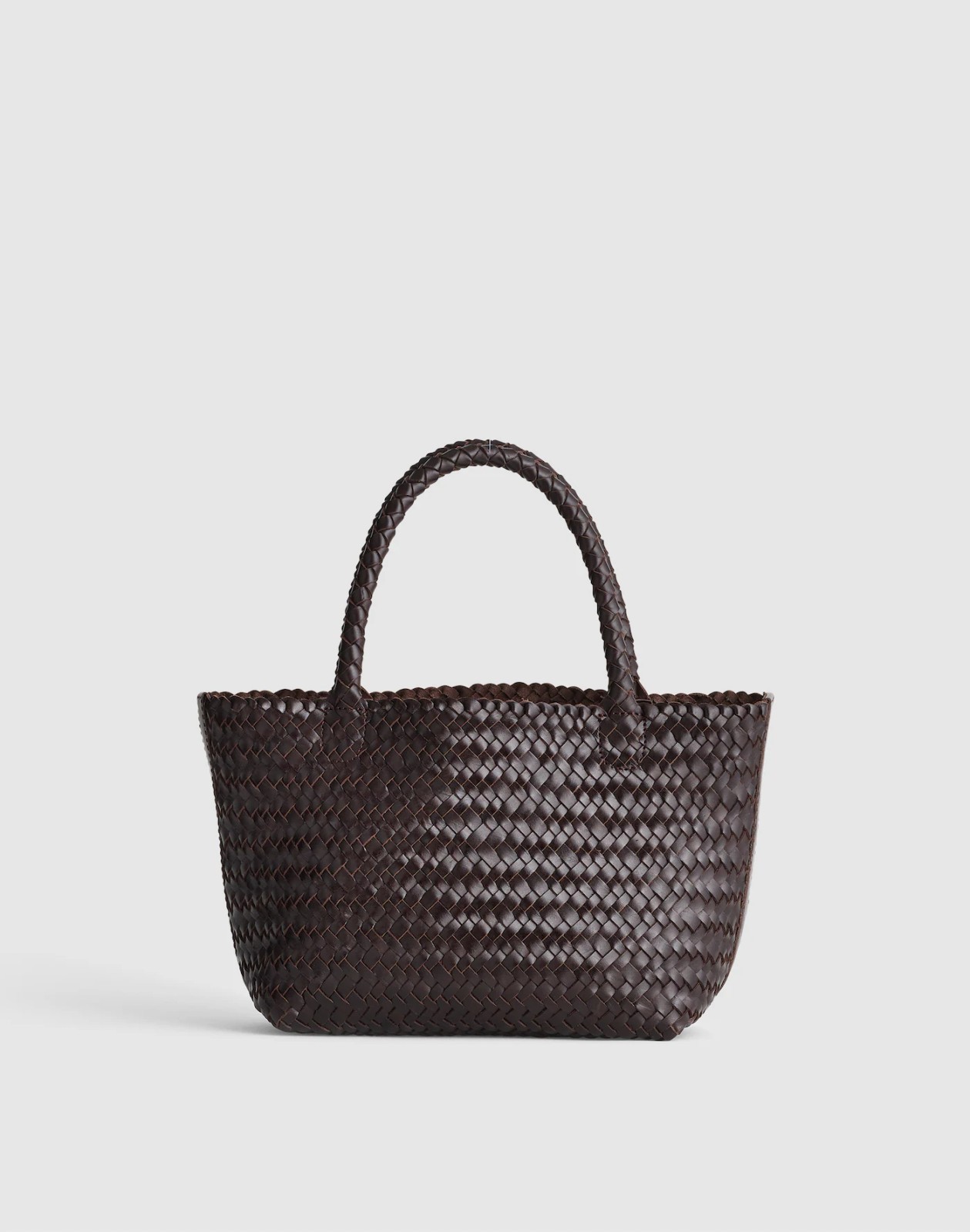 Madewell The Signature Woven Mini Tote Leather Bag