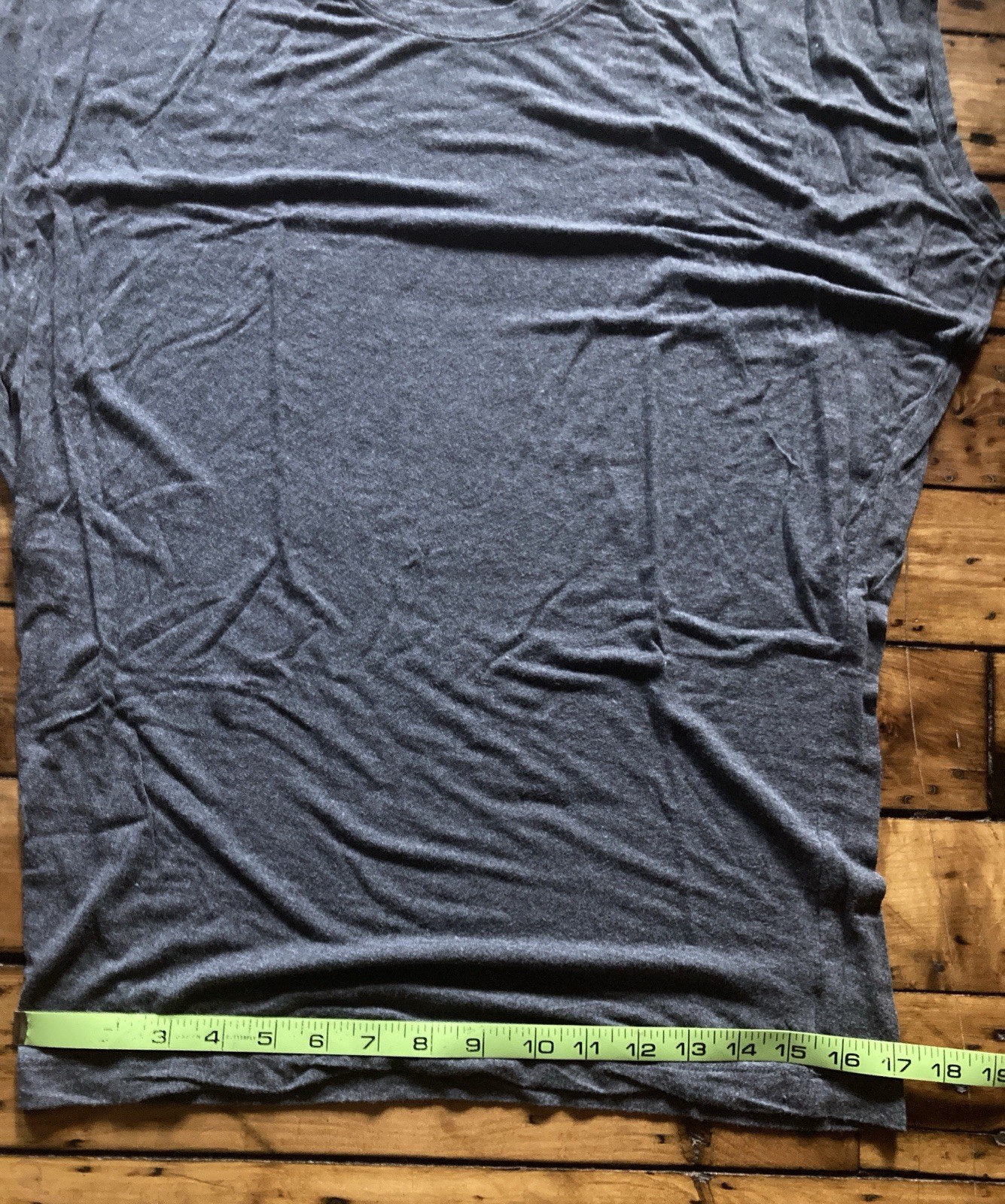 John Patrick Organic Slate Grey T-Shirt Sz L
