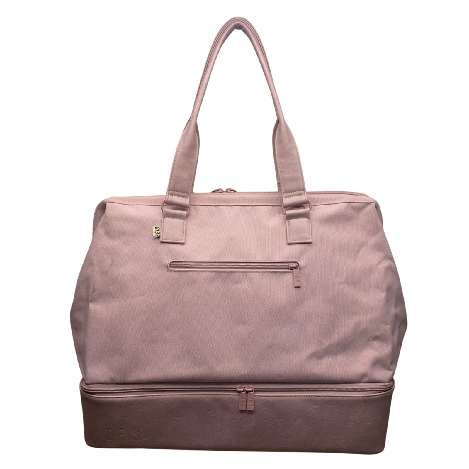 Beis Women’s Atlas Pink With Zipper Compartments The Weekender Travel Tote Bag