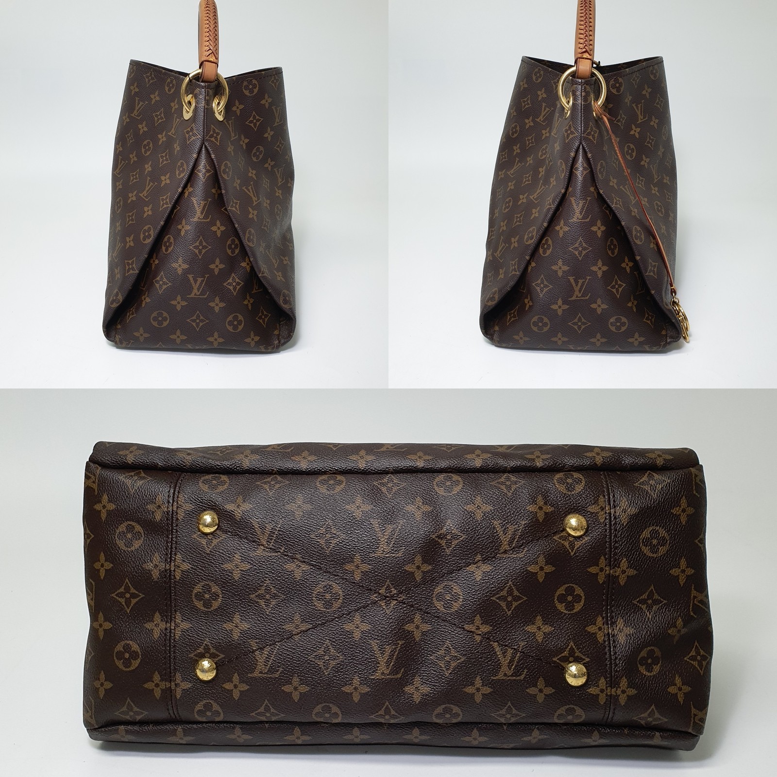 TARIFF FREE Authentic Louis Vuitton Artsy MM Monogram M40249 Genuine Daily LF599
