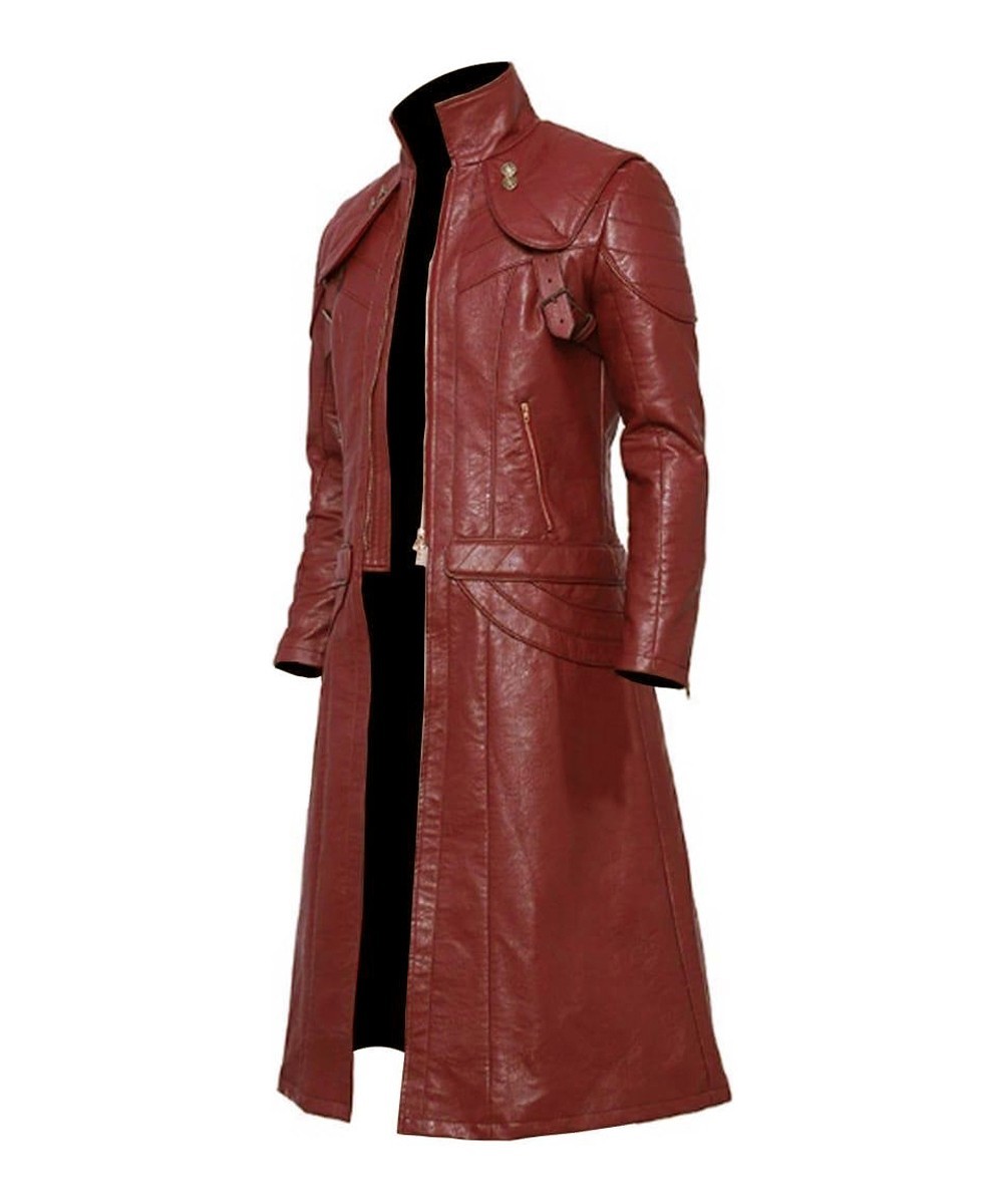 Dante DMC Costume Stylish Inspired Devil May Cry 5 Sheepskin Leather Coat