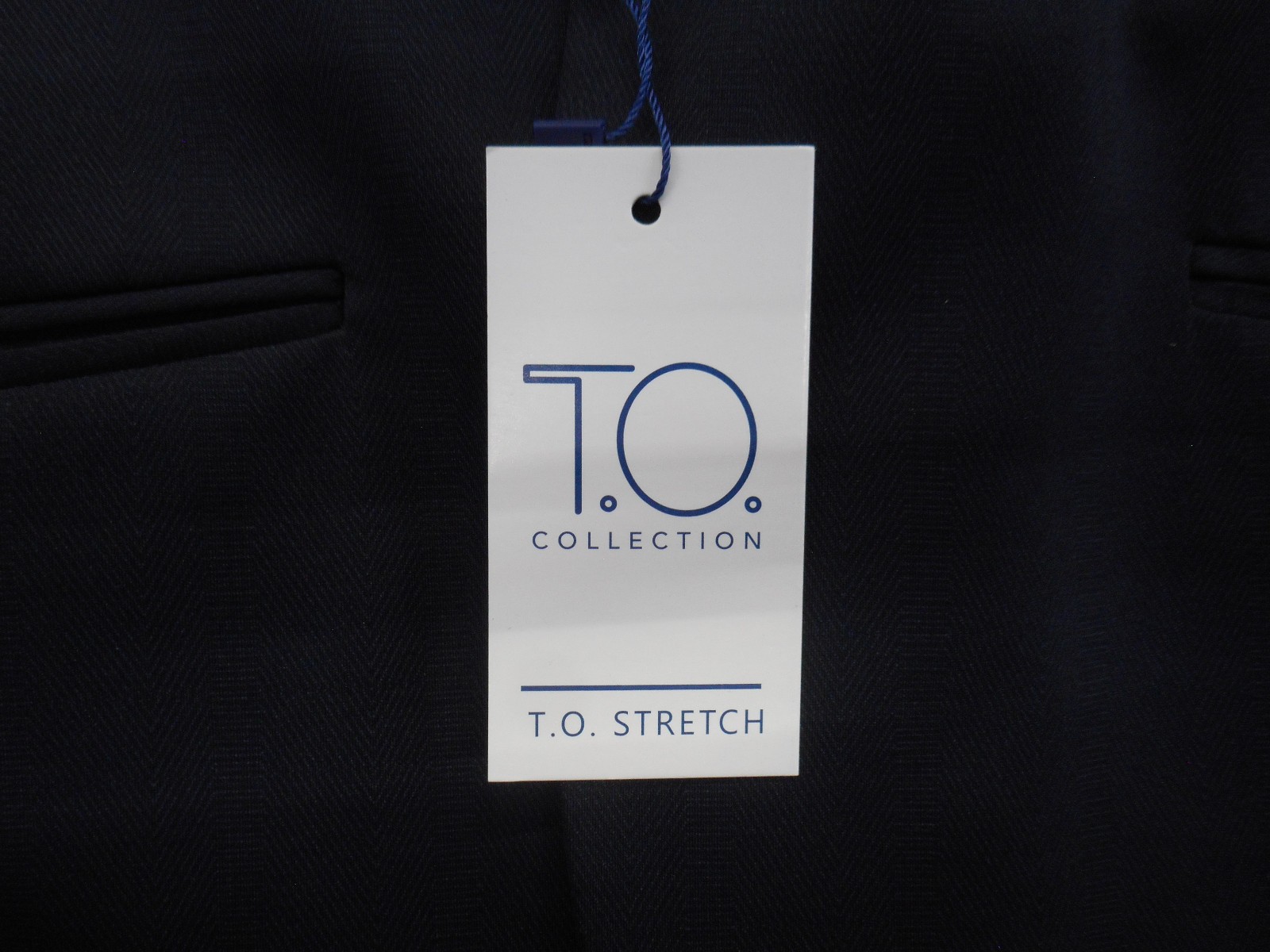 Boys T.O. Navy Blue Jacket & Pants 2PC. Suit Husky Sizes 8 – 20