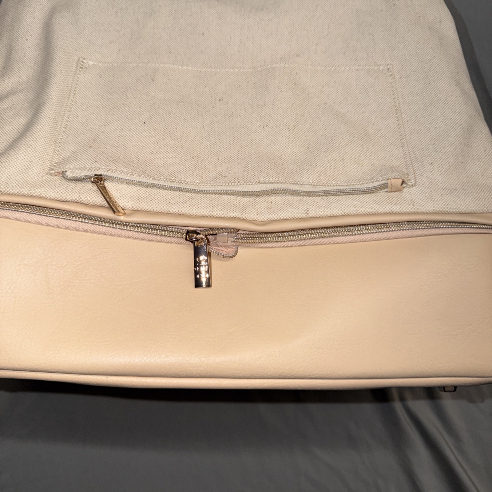Beis The Convertible Mini Weekender in Beige