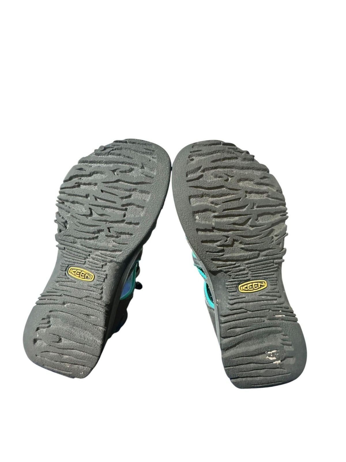 KEEN Whisper Womens Size 8 Dark Shadow Aqua Blue/ Gray Athletic Hiking Sandals