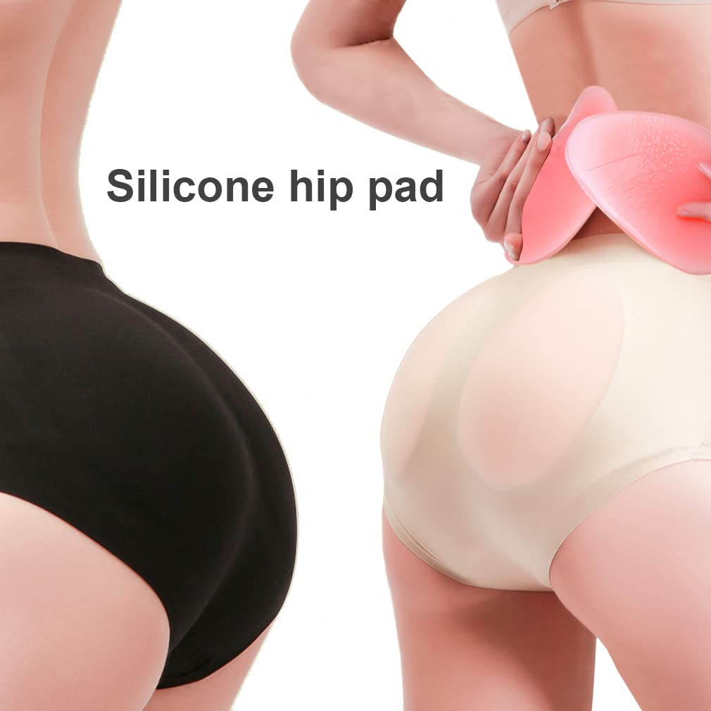 Silicone Butt Pads for Women – Reusable 1 Pair Hip Enhancer Inserts, Invisible B