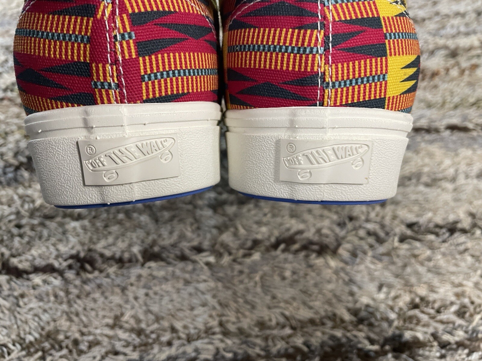 Vans Authentic Union Kente Cloth Comfycush SNEAKERS US Men 8 Women 9.5