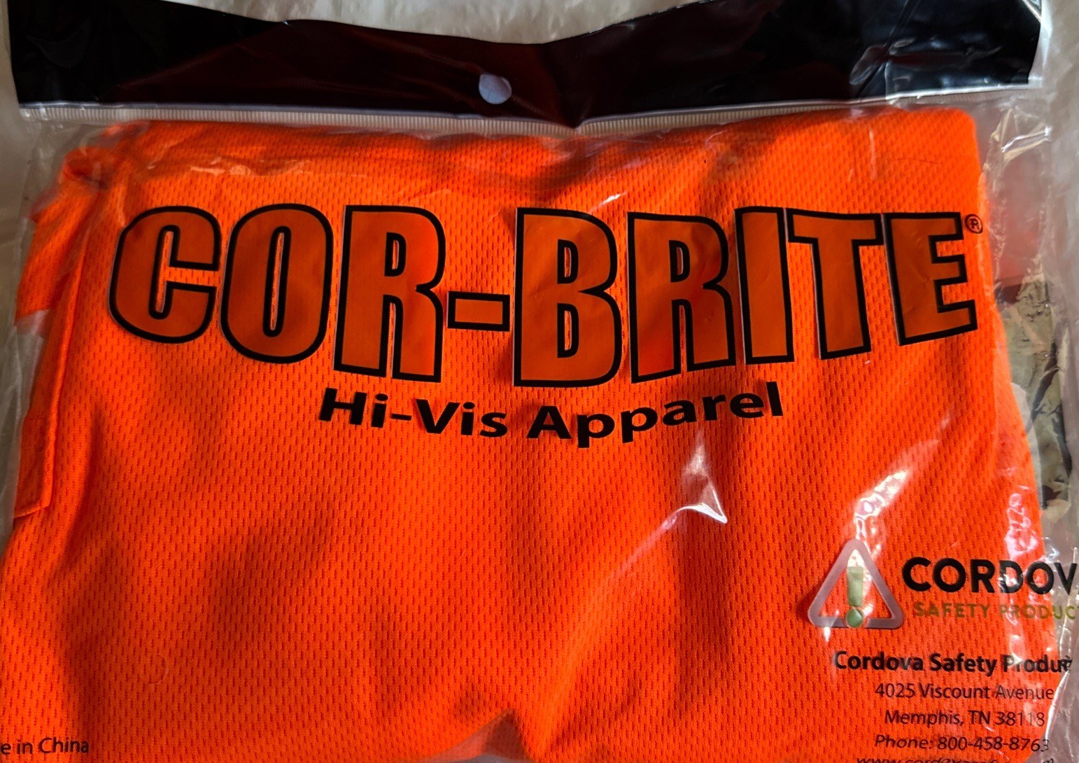 Hi-Viz Safety T-Shirt With Reflective Tapes Sz XL Short Sleeve Black Bottom