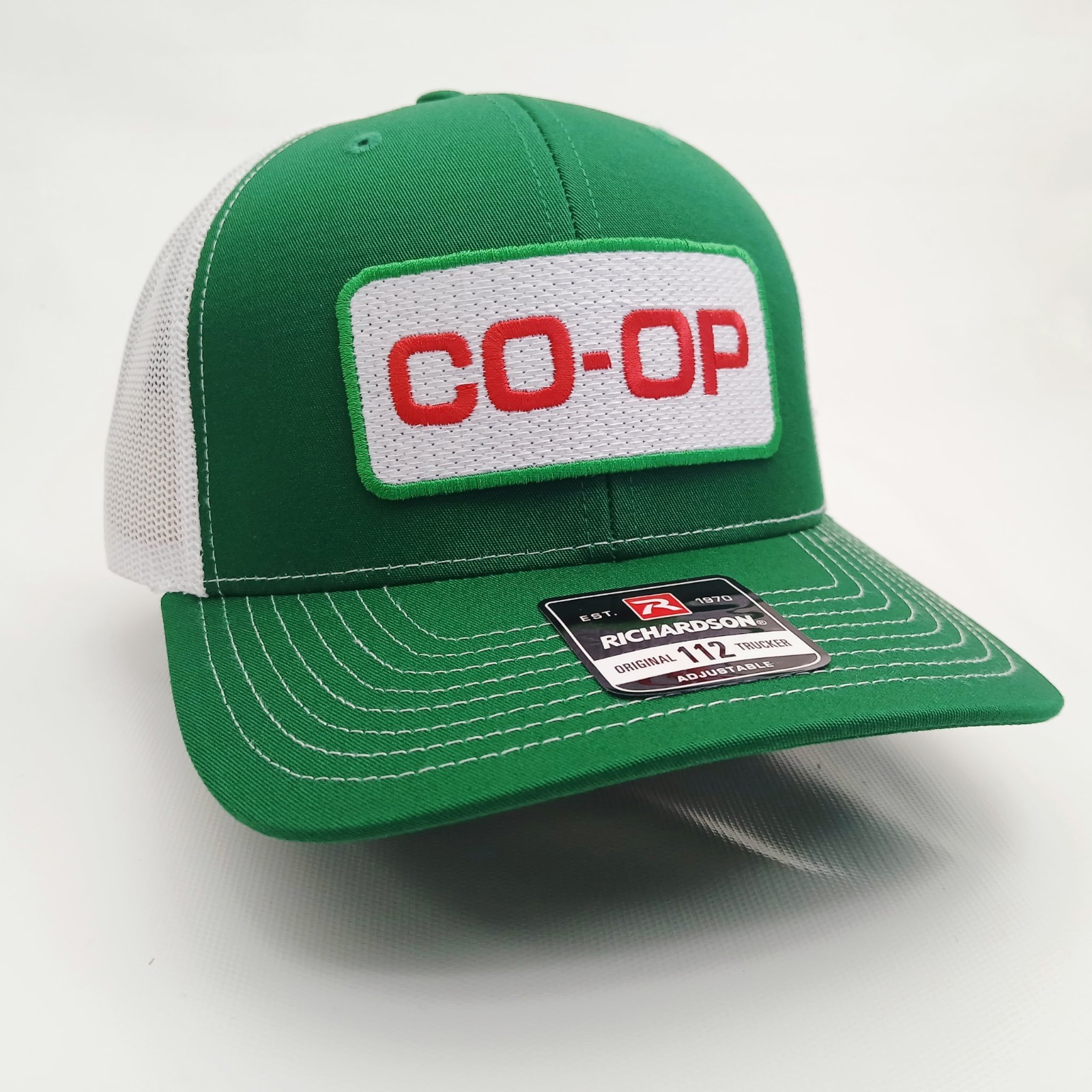 CO-OP SEED Farm Ranch Embroidered Patch Richardson 112 Hat Cap Green
