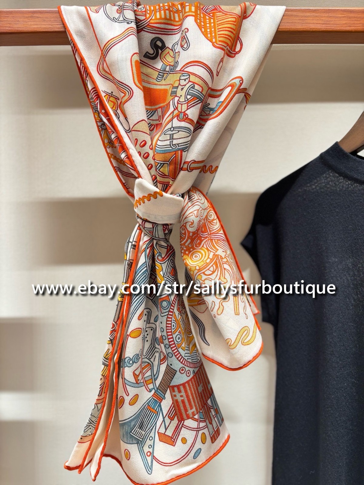 2026 Sallys 70% Cashmere 30% Silk Wrap Scarf Future Print Double Face Shawl 53″