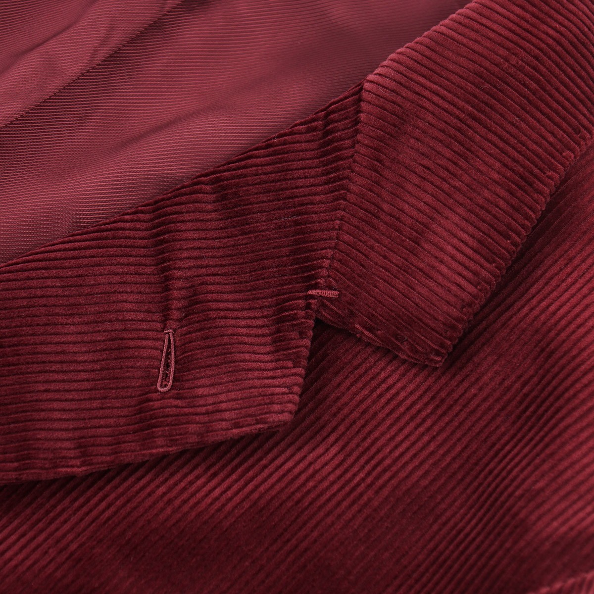 Brett Johnson Cherry Burgundy Velvet Corduroy Cotton Sport Coat 44R (Eu 54) New