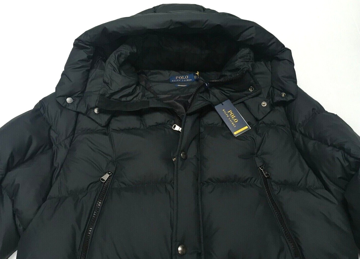 Polo Ralph Lauren B&T 650 Down Hooded Jacket Coat Parka Water Repellent Ski Snow