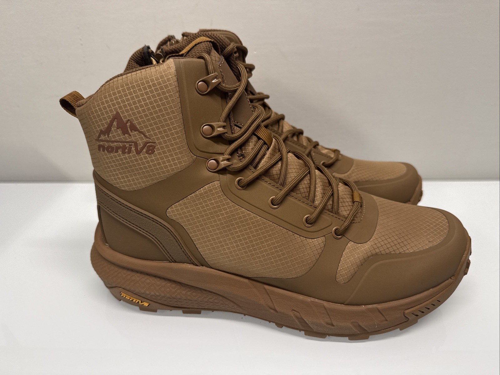 NORTIV 8 Military Tactical Boots Lightweight Combat 8″ Coyote Men’s 10