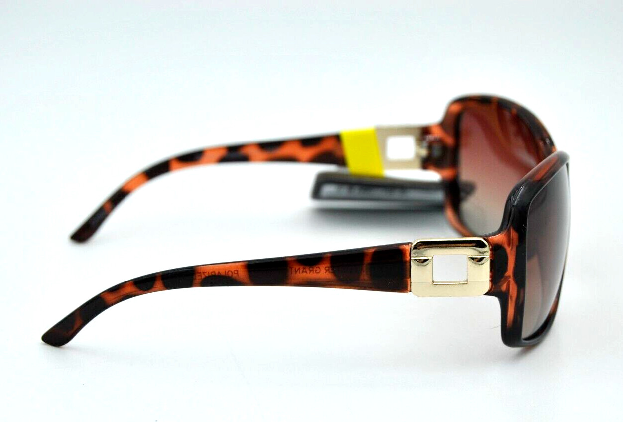 Foster Grant MaxBlock Brown POLARIZED Sunglasses POPPET POL 100% UV Protection
