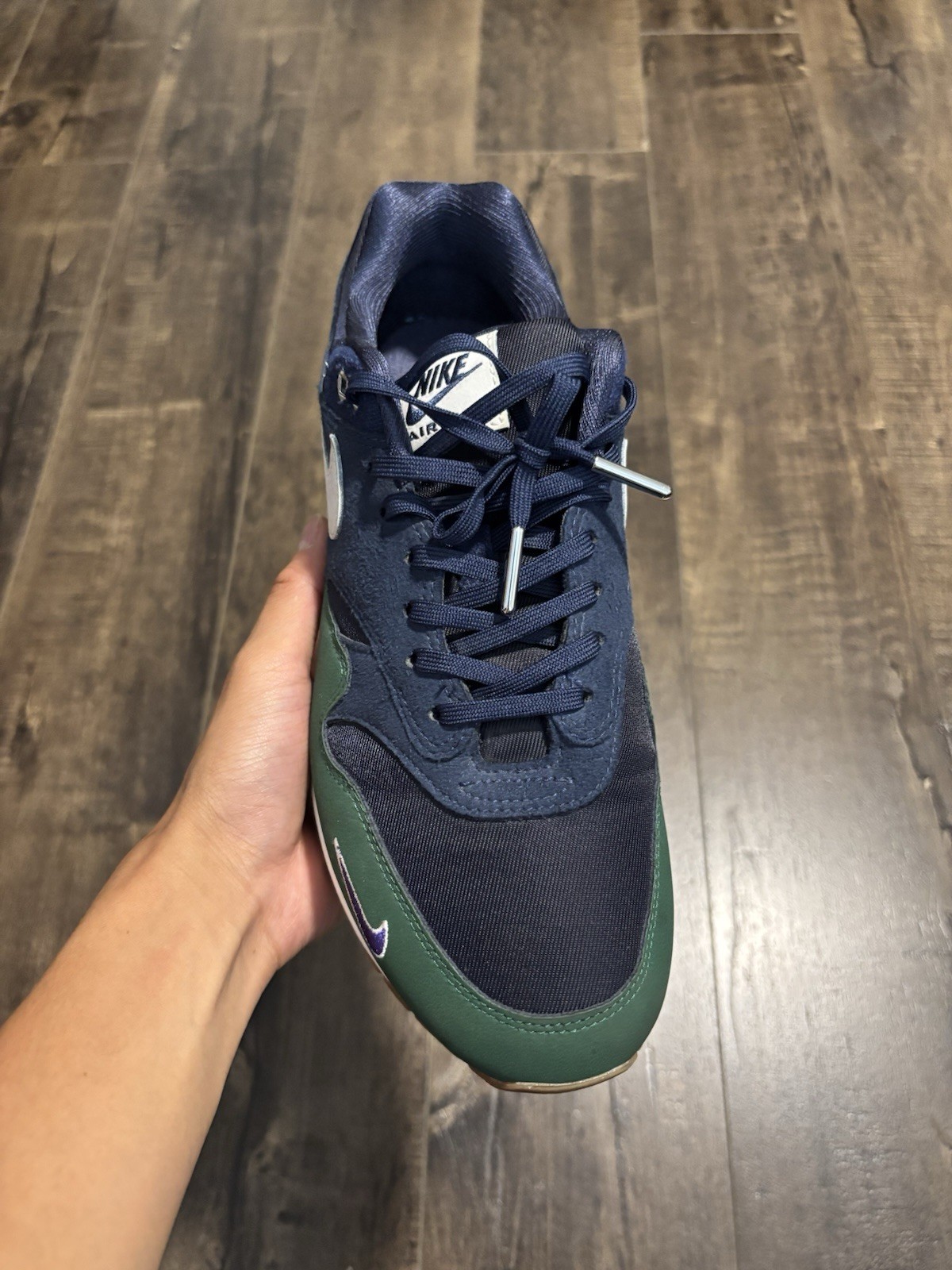 Nike Air Max 1 Gorge Green SIZE 9.5W/8M PRE OWED SUPER CLEAN NO BOX SHIPS ASAP