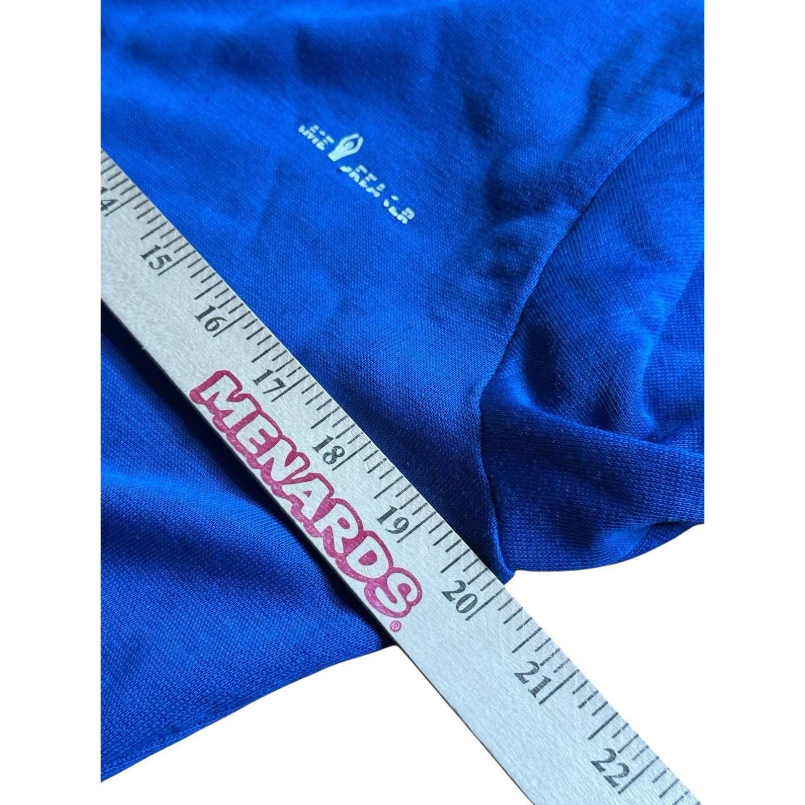 VTG Game Breaker Sweatshirt Blue Collared Large Workout Gym Exercise Walk READ