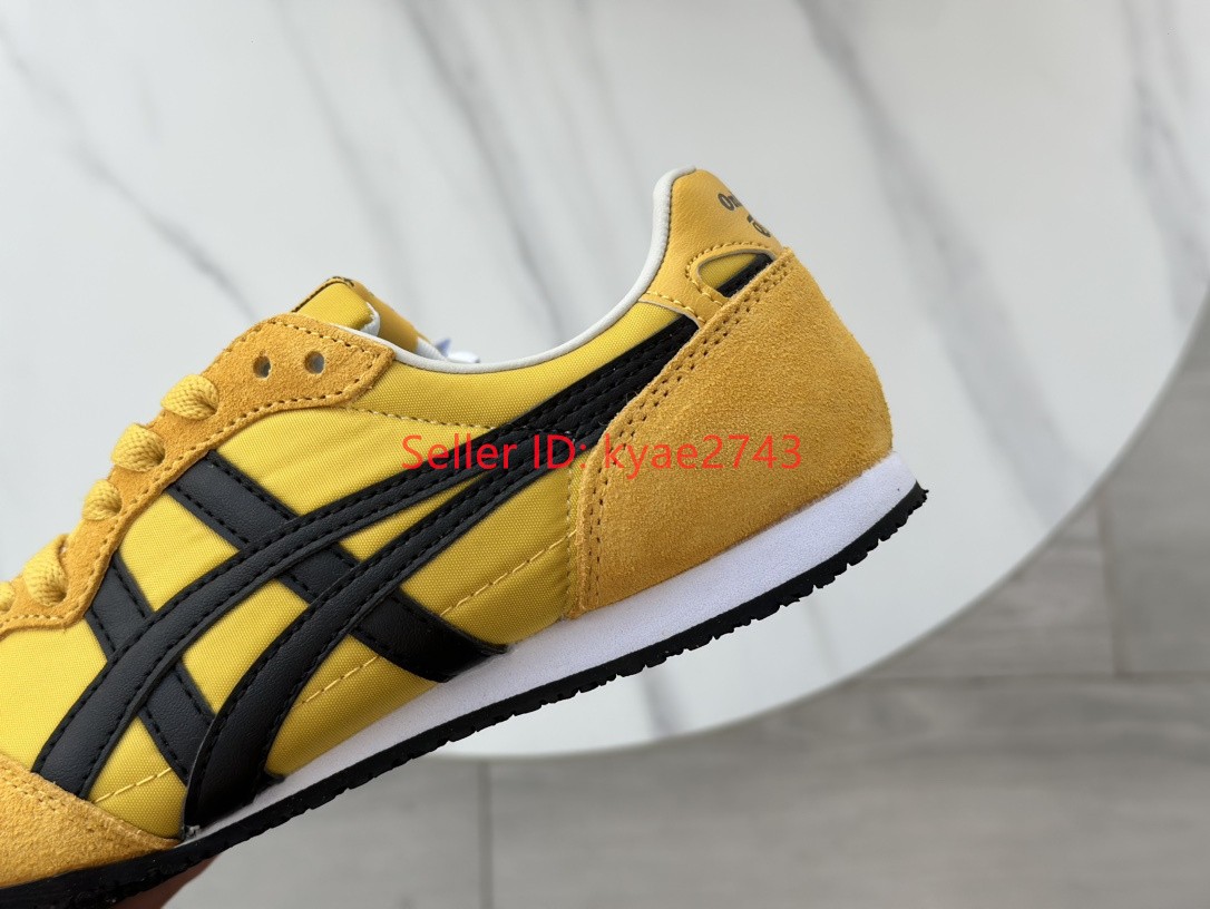 Retro Onitsuka Tiger SERRANO Mens Womens Sneakers Yellow/Black 1183B400-755