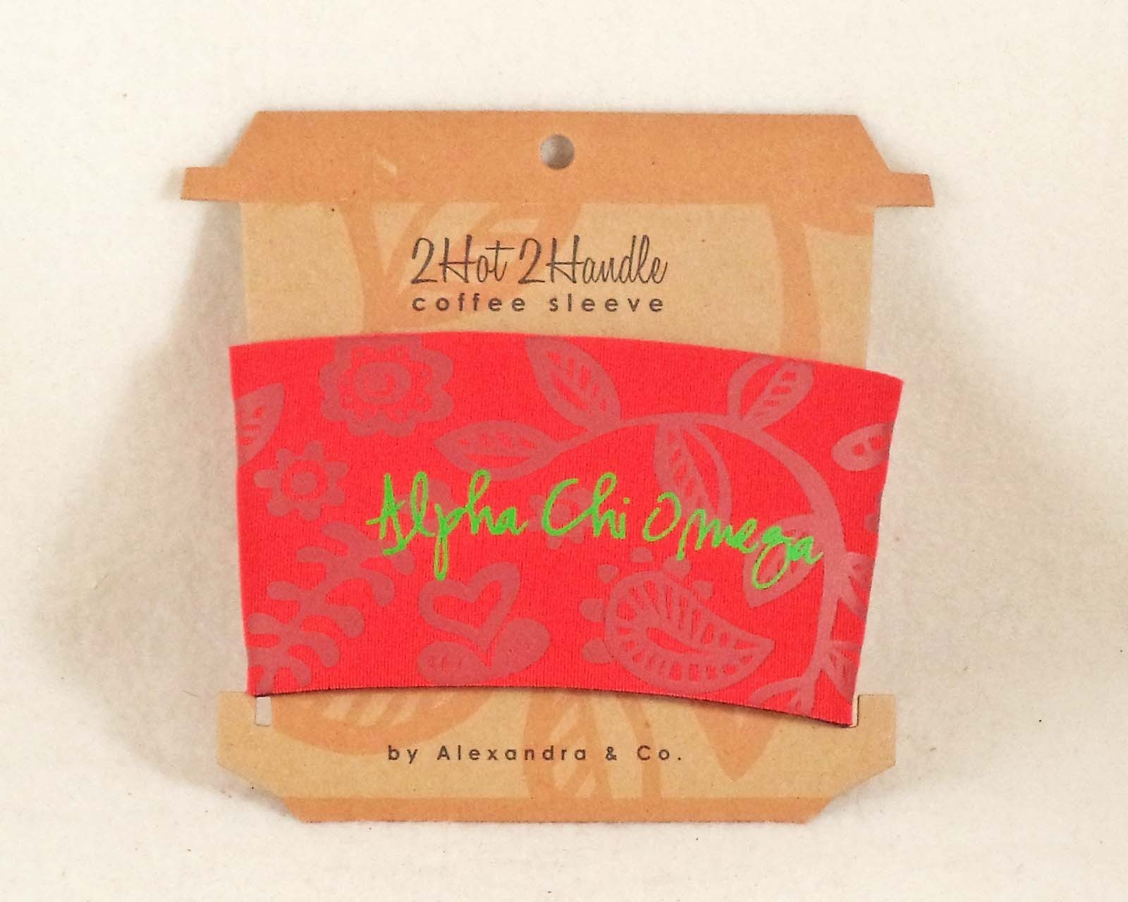 Greek Sorority Coffee Sleeve from Alexandra & Co *SEE SORORITY SELECTION* NEW!