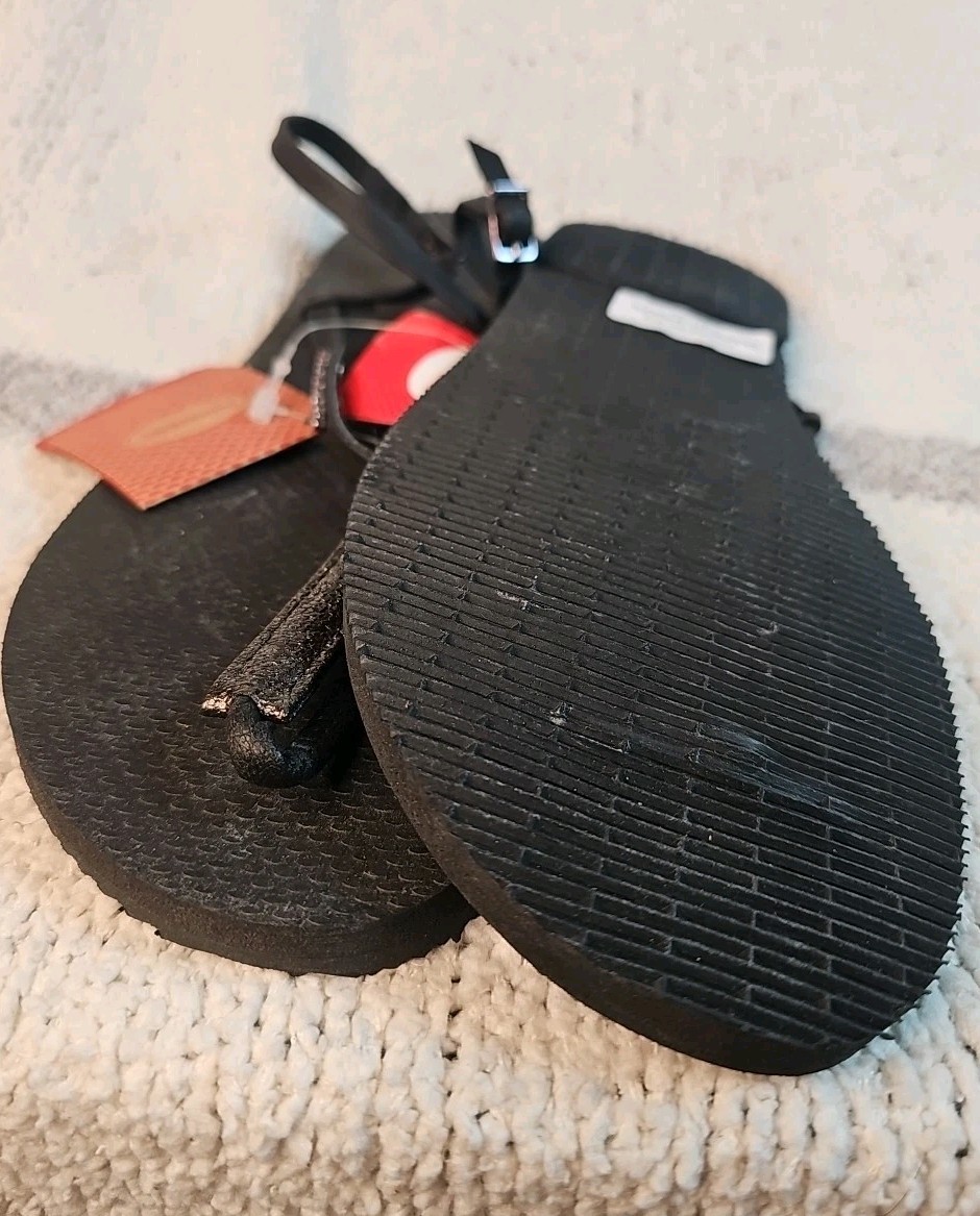 Havaianas You Rio Black Sandals – Size 10.5, Ankle Strap Comfort Sandals Beach
