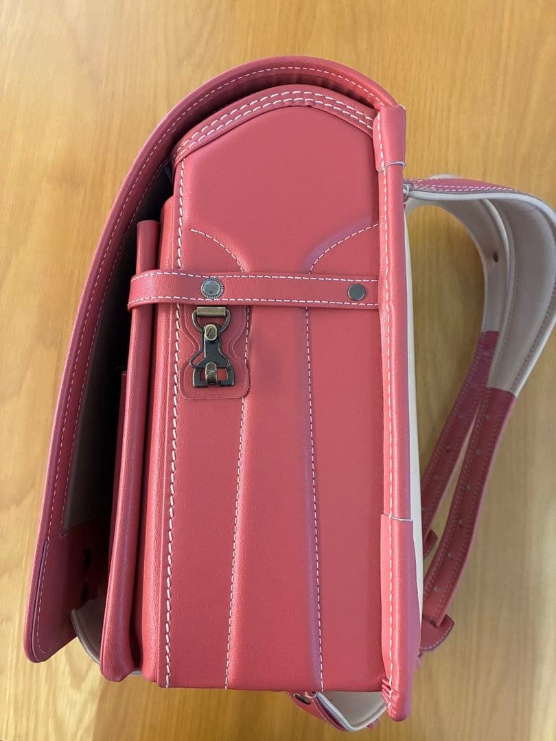 Tsuchiya Kaban Randoseru Raspberry Pink Cow Leather School Bag Authentic