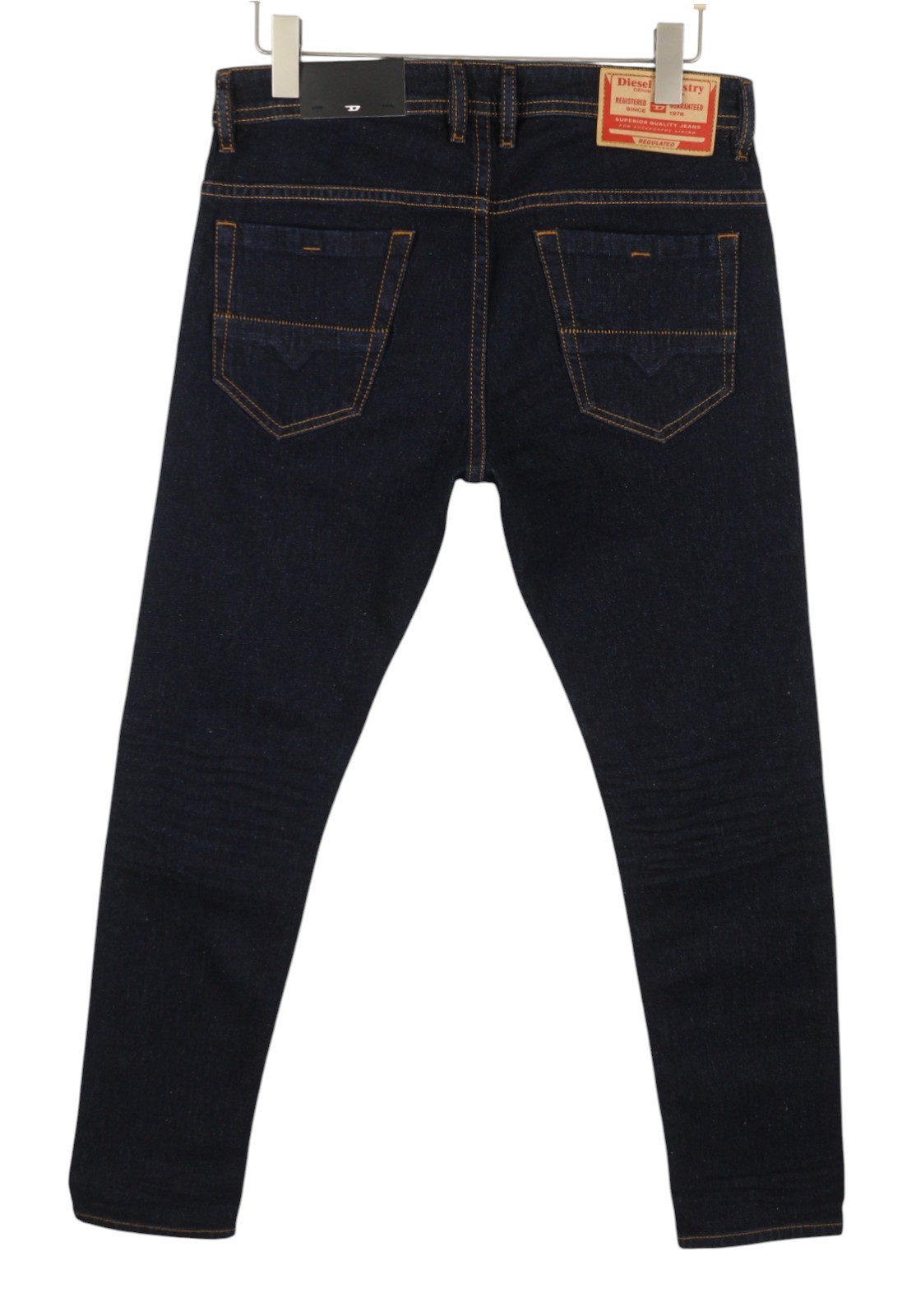 DIESEL Thommer R07R2 Men Jeans W38/L32 Dark Blue Slim Fit Low Waist RRP150 *