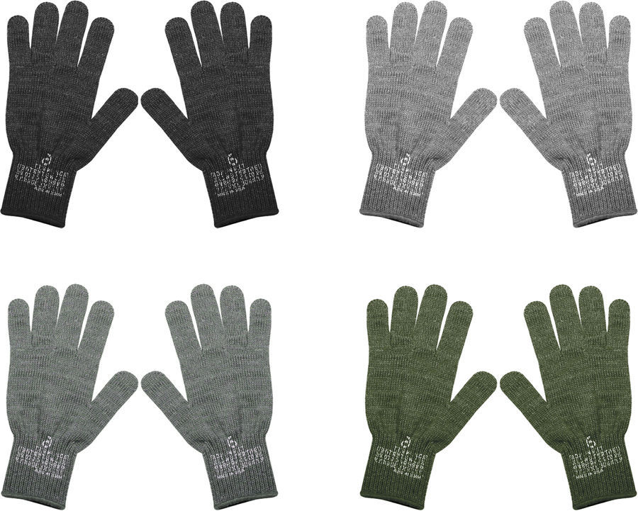 GI Glove Liners Military D-3A Wool/Nylon Flexor US Army Official Gloves USA Made