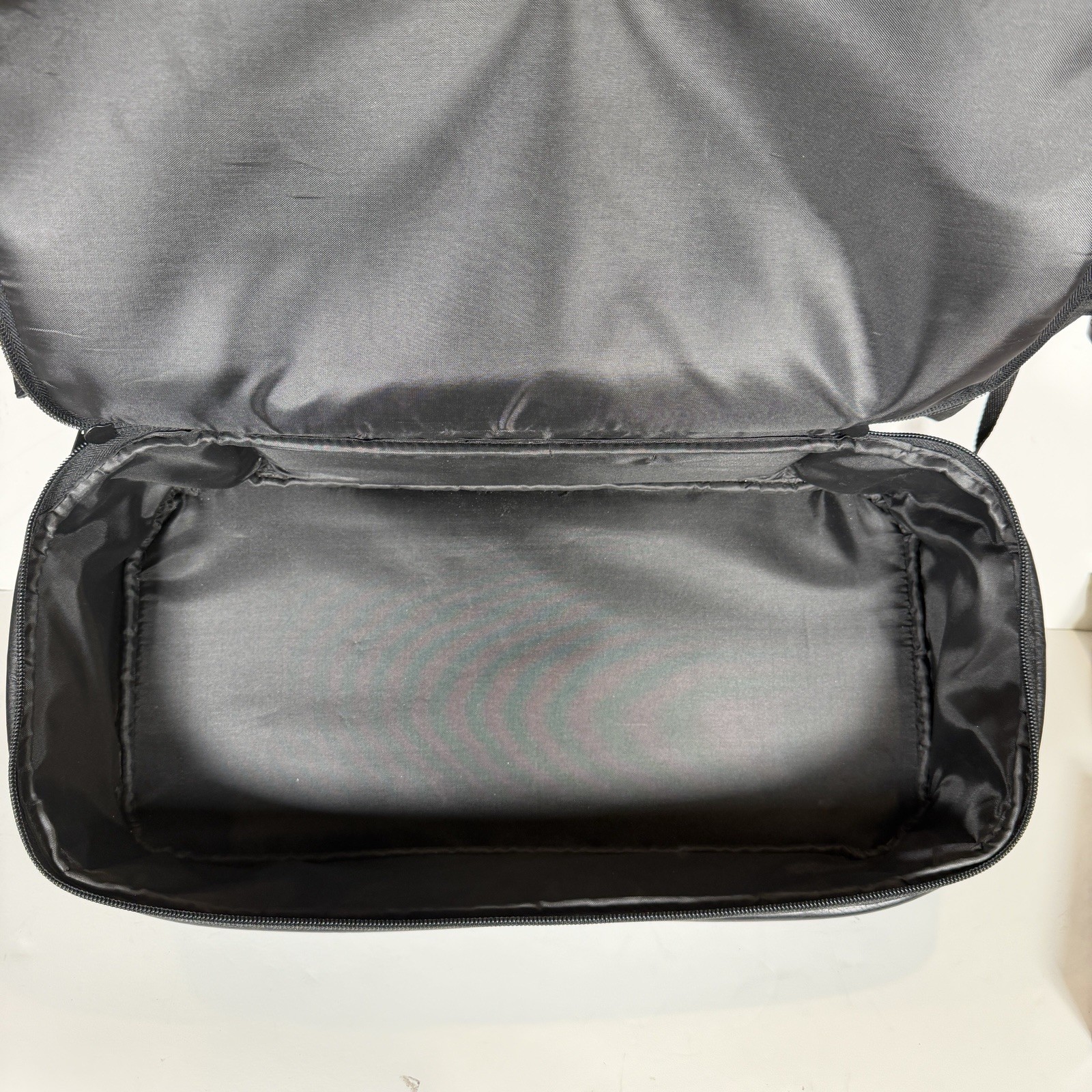 Beis Black Weekender Bag Lightweight Zip Closure Detachable Shoulder Strap Women