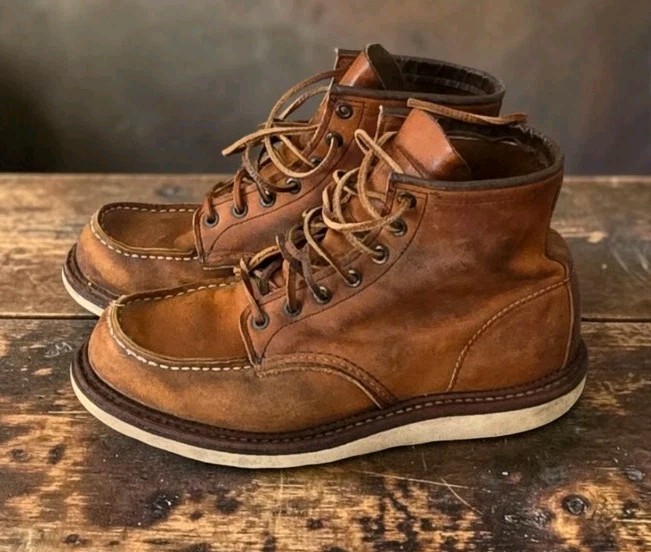 Red Wing Heritage 1907 Classic Moc Toe Lace Up Work Boots Men’s Size 9D USA