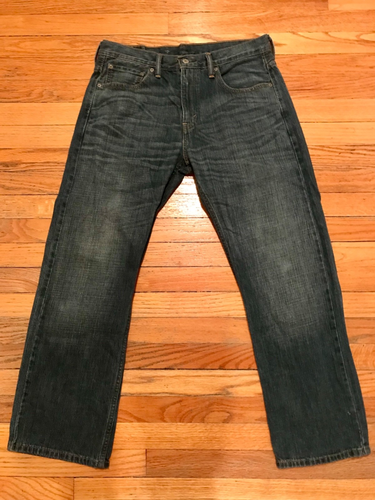 Levi’s 569 Jeans Mens 32×30 Blue Denim Loose Straight Relaxed Medium Wash #617