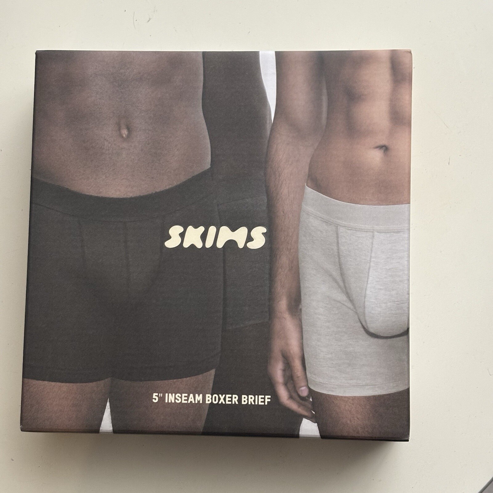 SKIMS Men’s 5” Boxer Brief 3-Pack Heather Multi Size 2XL New In box Waist 44-46”