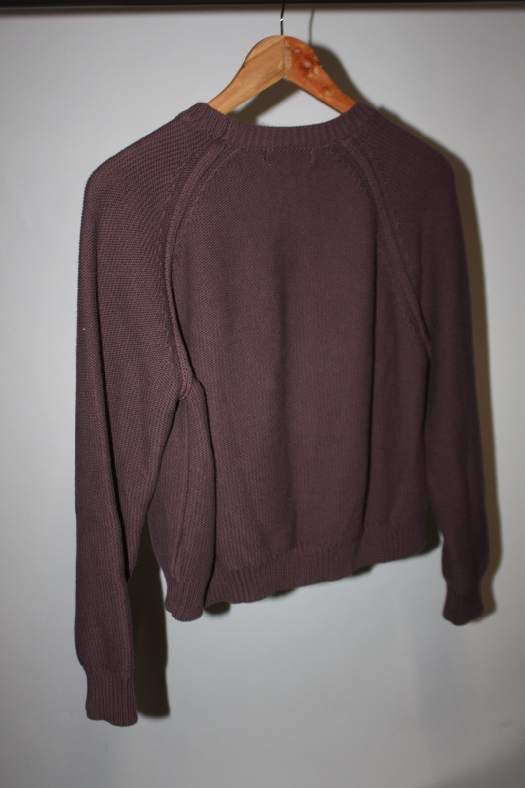 $198 perfectwhitetee Women’s 100% Cotton Crew Neck Sweater Size Medium EVIE USA