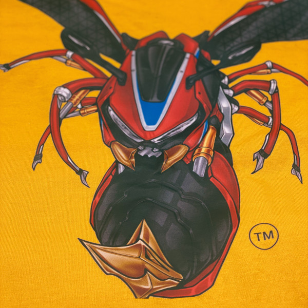 FlameHornet Perfomance Graphic T-Shirt CBR1000RR Enthusiast-Gold