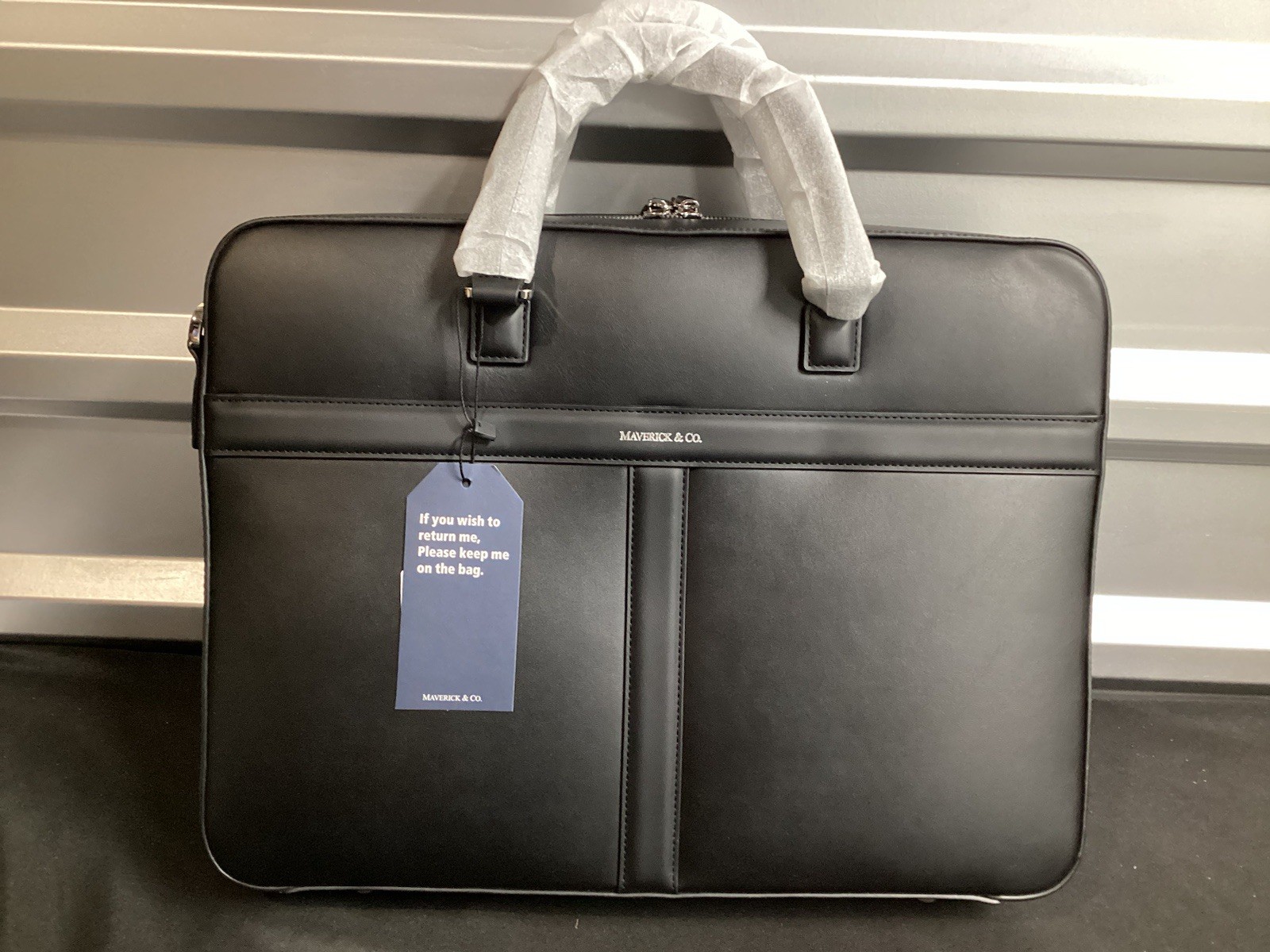 Maverick & Co Delta Leather Briefcase
