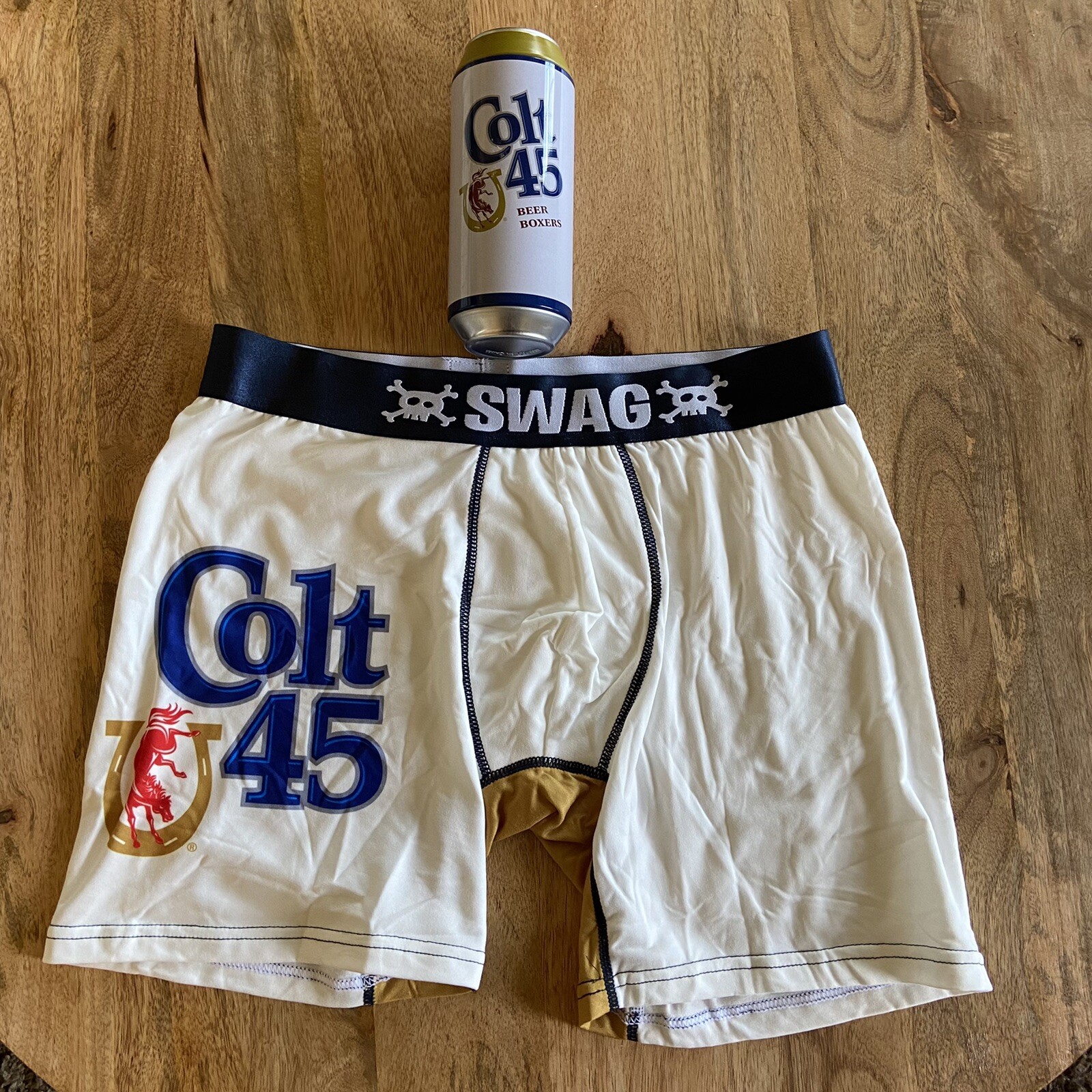 Swag Boxer Brief Colt 45 Novelty Size Large Waist 36-38’ – NIP